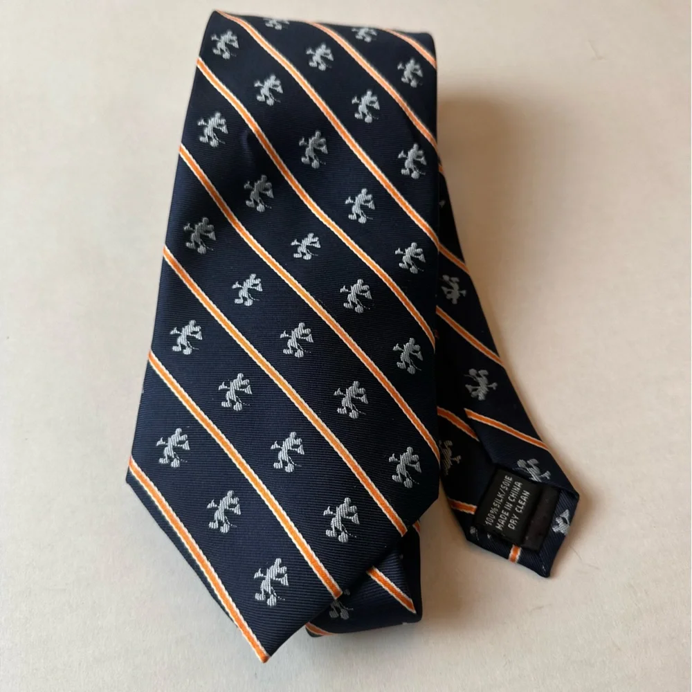 Walt Disney World Men’s‎ 100% Silk Tie Necktie Mickey Mouse Lot Of 2